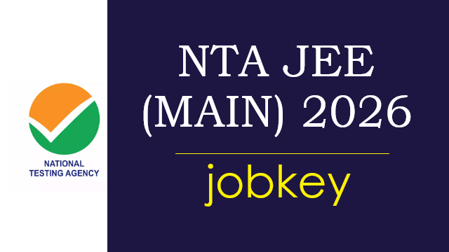NTA JEEMain January 2026 Online Form-jobkey